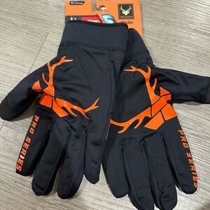 Walls Pro Series Black and Orange Hunting Gloves